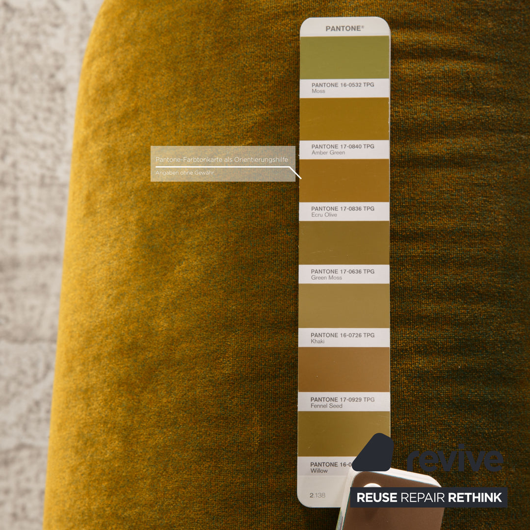 Bretz Gaudi Samt Sessel Grün