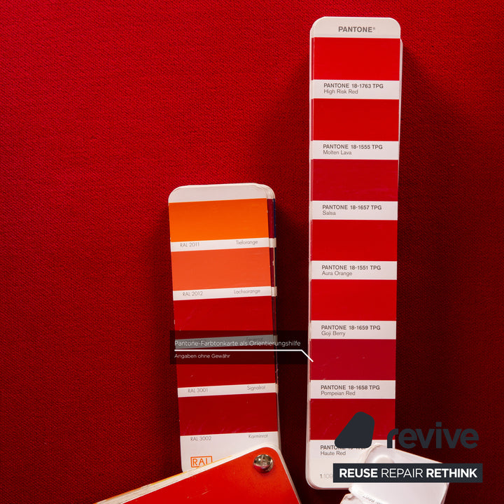 Bretz Gaudi Samt Sessel Rot