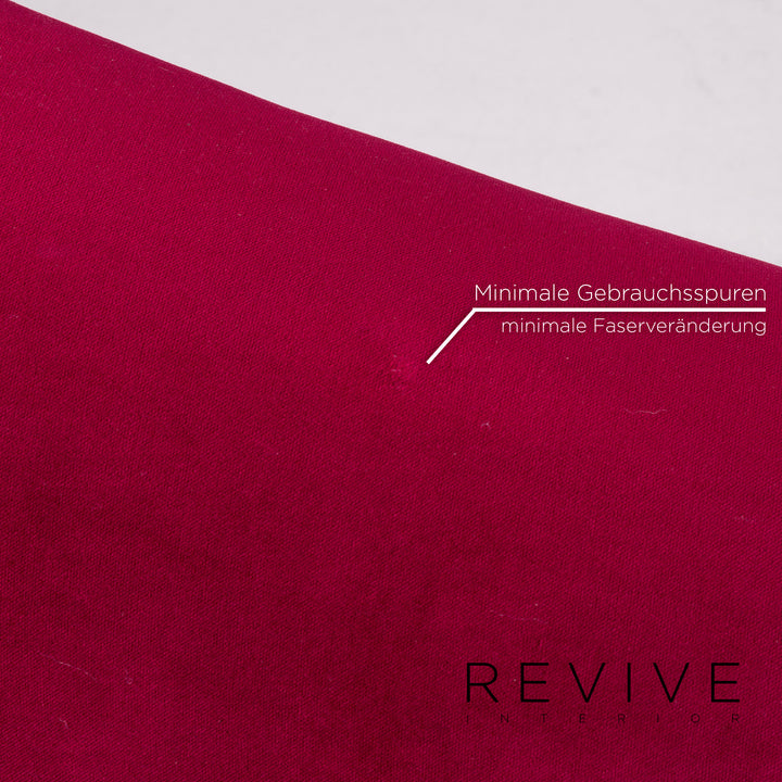 Bretz Gaudi Samt Sofa Pink Dreisitzer #11802