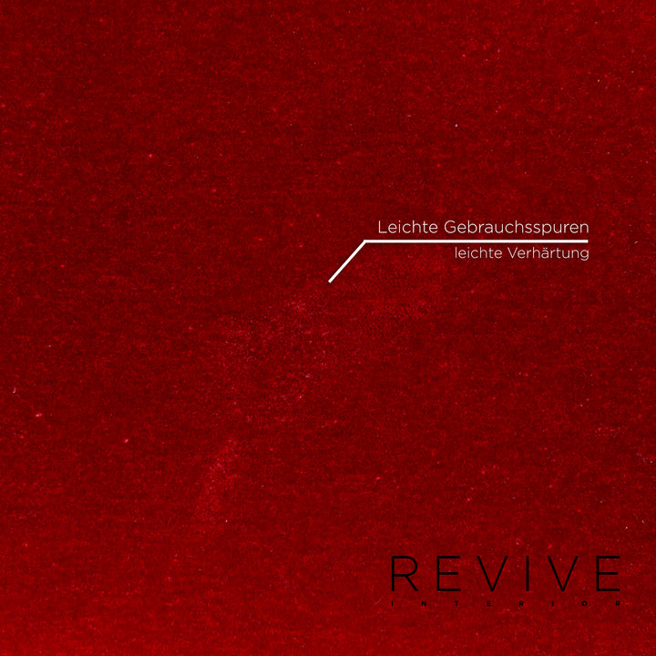 Bretz Gaudi Samt Sofa Rot Zweisitzer #12978