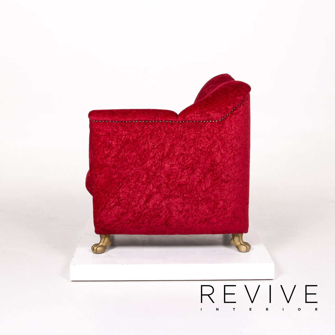 Bretz Gaudi Samt Stoff Sessel #13593