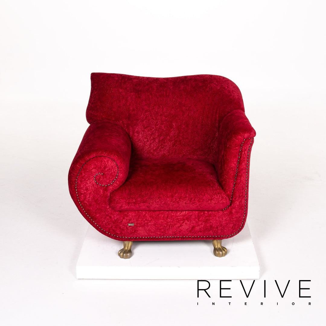 Bretz Gaudi Samt Stoff Sessel #13593