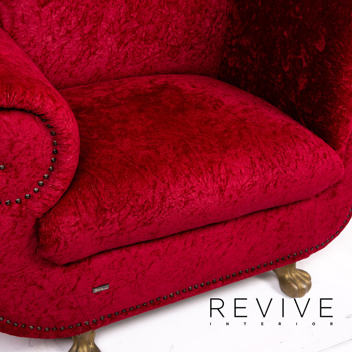 Bretz Gaudi Samt Stoff Sessel #13593