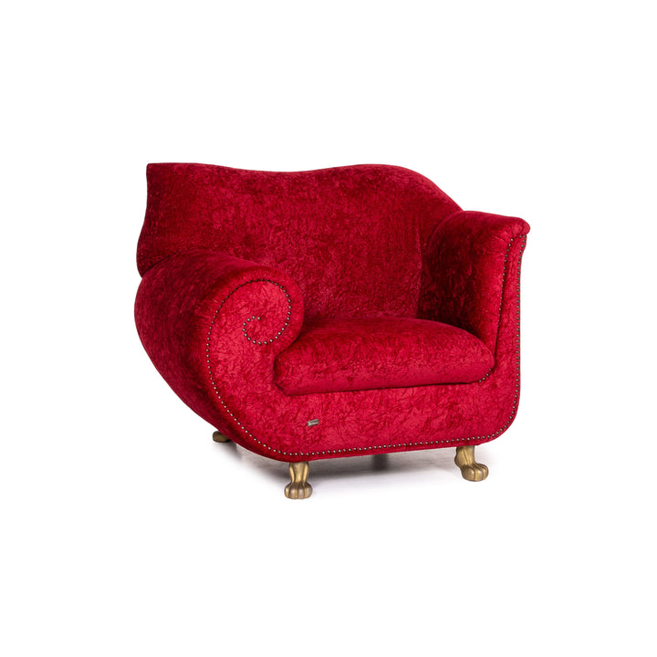 Bretz Gaudi Samt Stoff Sessel #13593