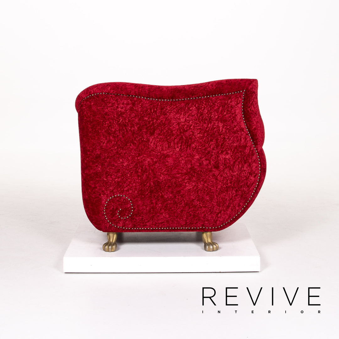 Bretz Gaudi Samt Stoff Sessel #13593