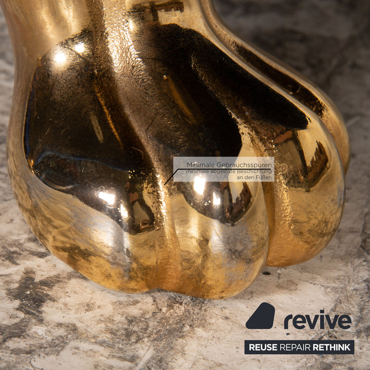 Bretz Gaudi Samt Stoff Sessel Blau