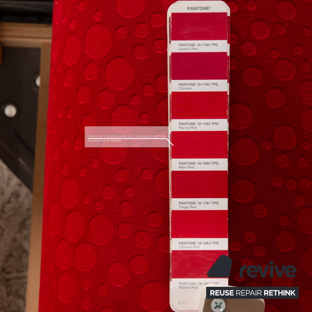 Bretz Gaudi fabric bed red double bed