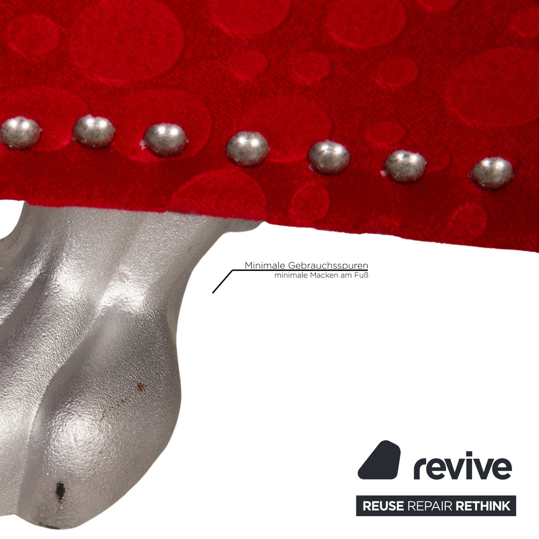 Bretz Gaudi fabric bed red double bed