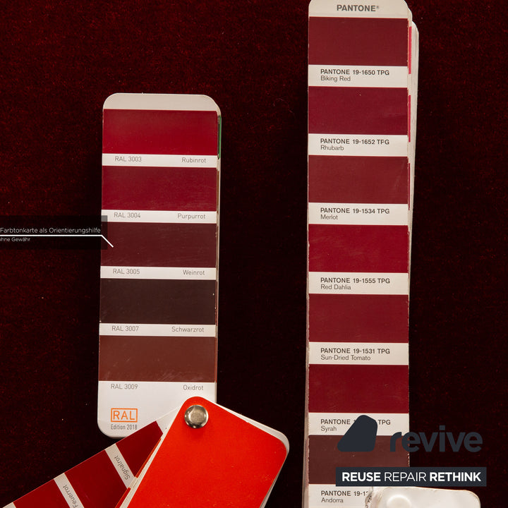 Bretz Gaudi Fabric Three Seater Red Sofa Couch