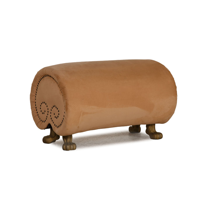 Bretz Gaudi fabric stool beige