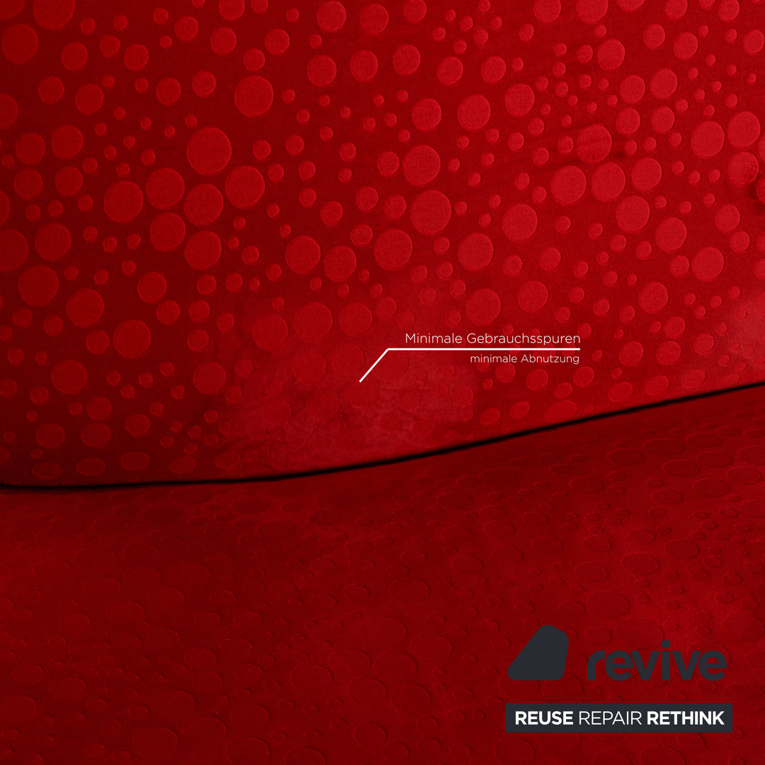 Bretz LouLou fabric lounger red