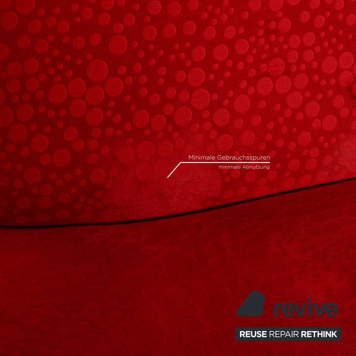 Bretz LouLou fabric lounger red