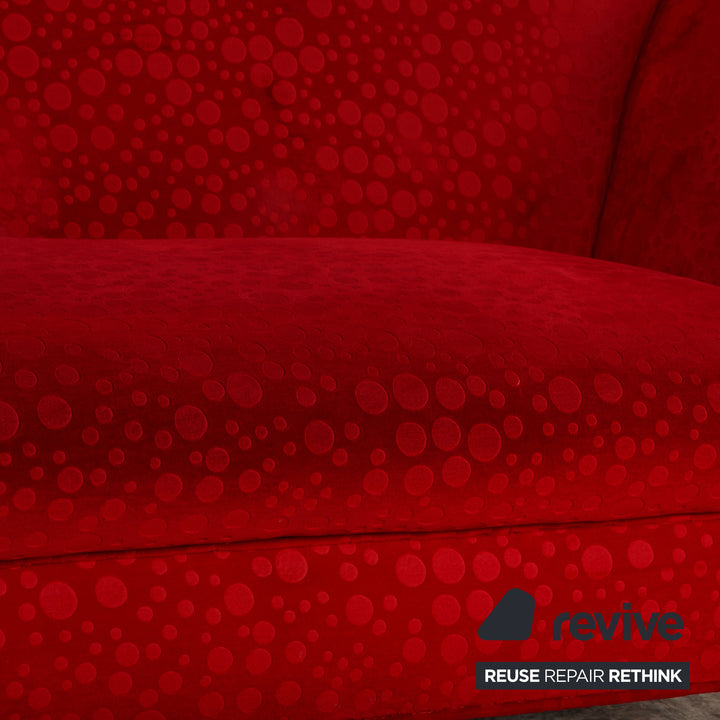 Bretz LouLou fabric lounger red