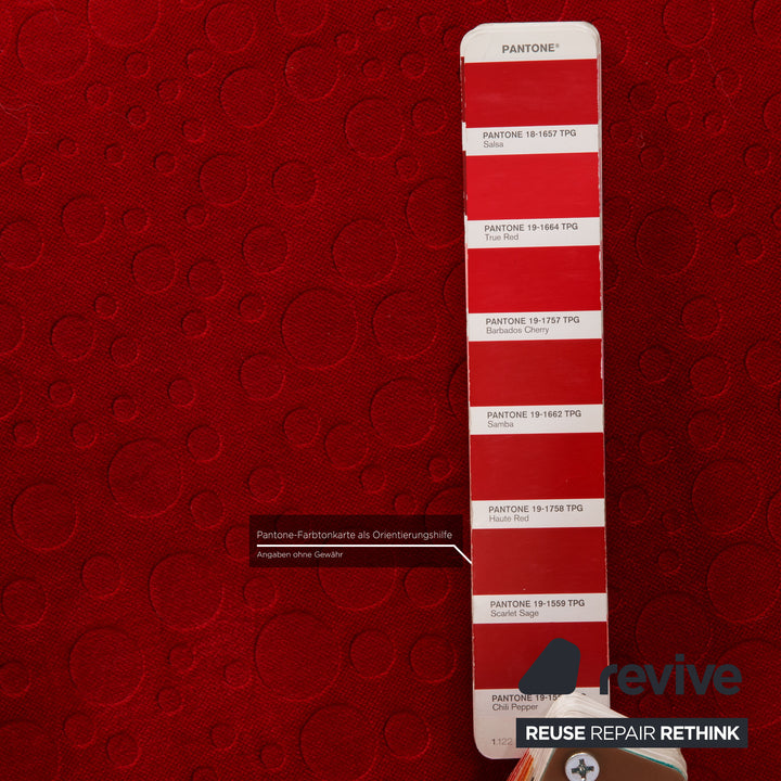 Bretz LouLou fabric lounger red