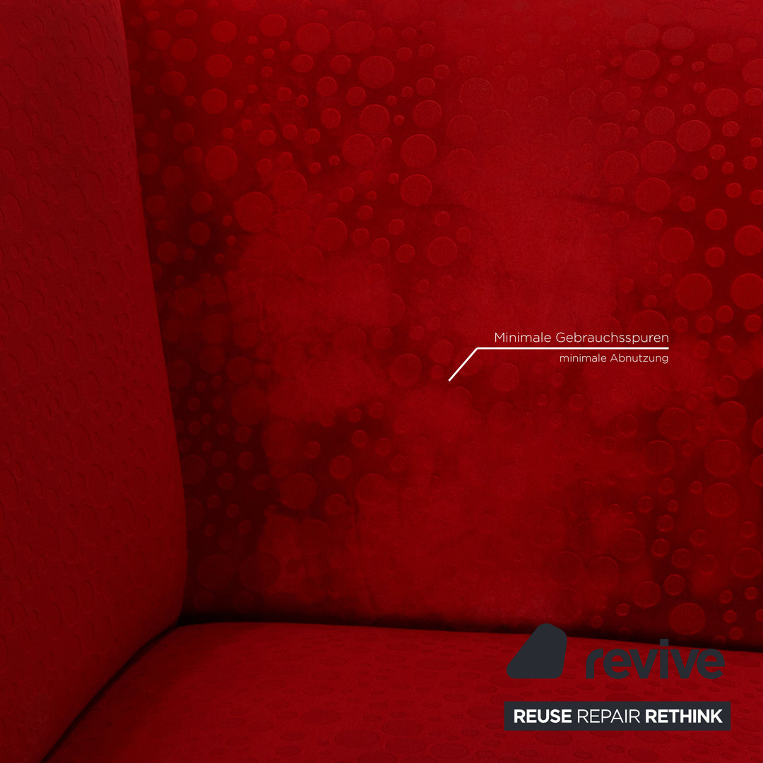 Bretz LouLou fabric lounger red