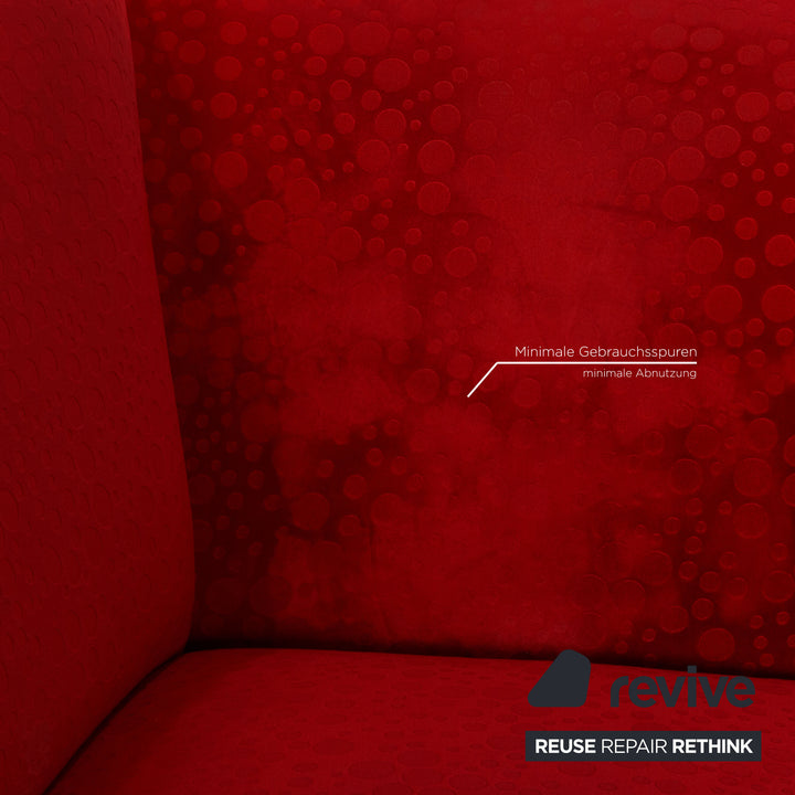 Bretz LouLou fabric lounger red