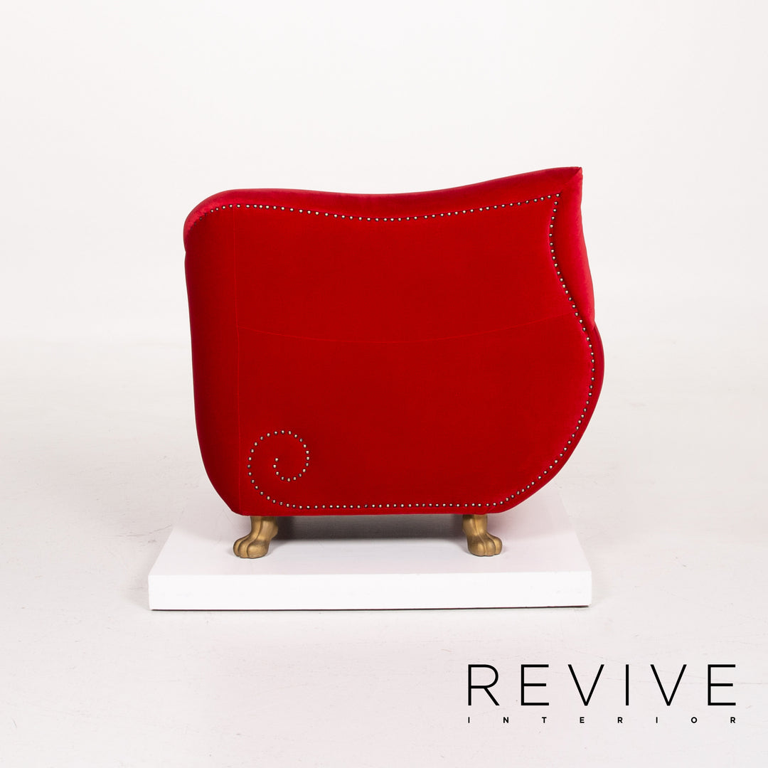 Bretz Gaudi Fabric Armchair Red #14358