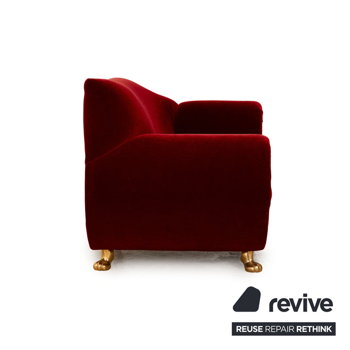 Bretz Gaudi fabric armchair red