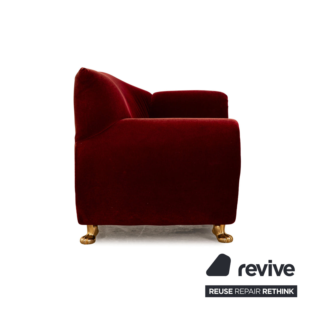 Bretz Gaudi fabric armchair red