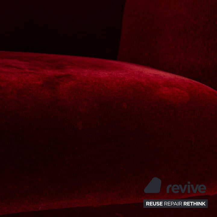 Bretz Gaudi fabric armchair red