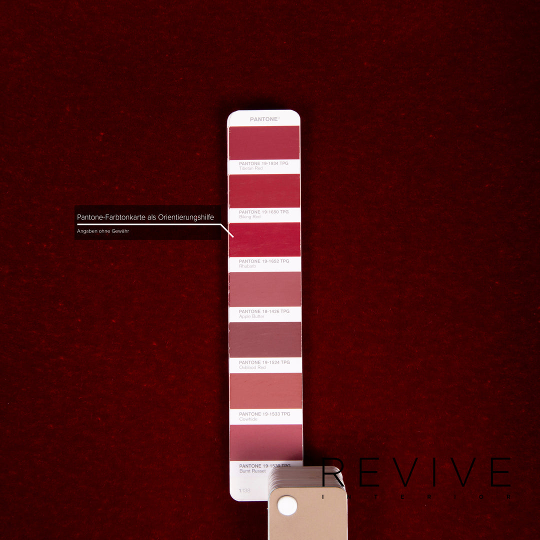 Bretz Gaudi Fabric Armchair Red Velvet #14727