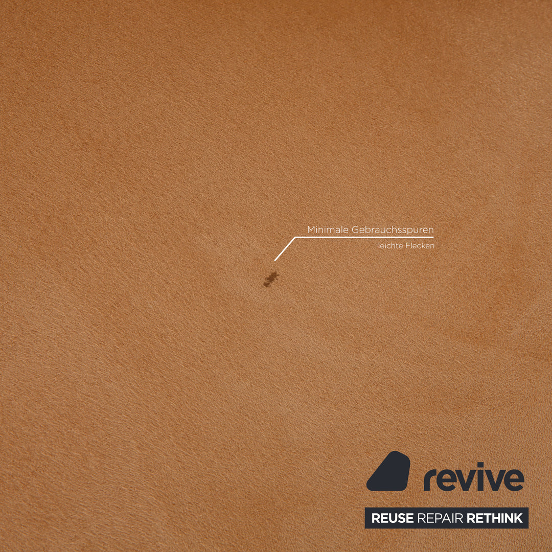 Bretz Gaudi fabric sofa beige three seater couch