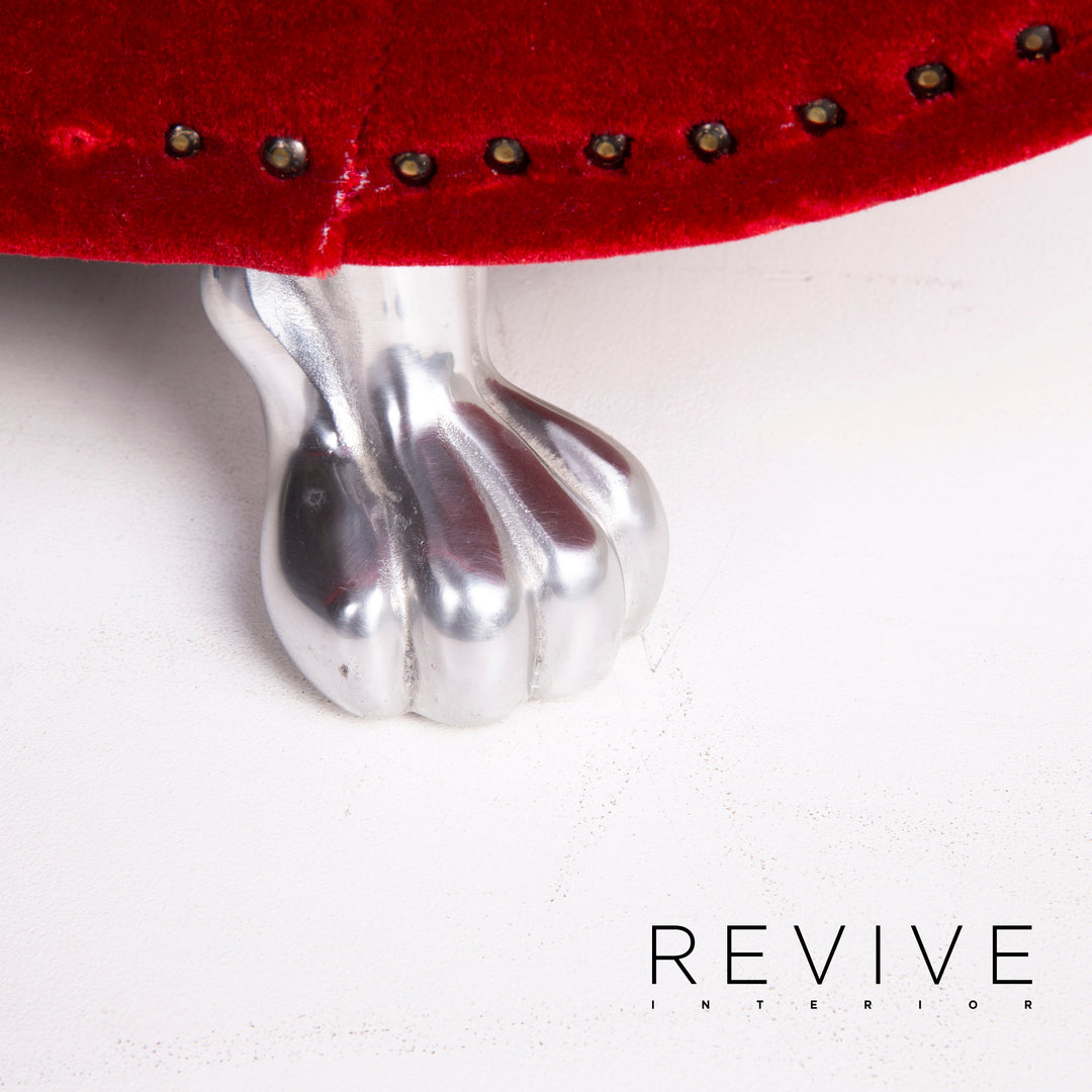 Bretz Gaudi fabric sofa set red three-seater armchair velvet #14964