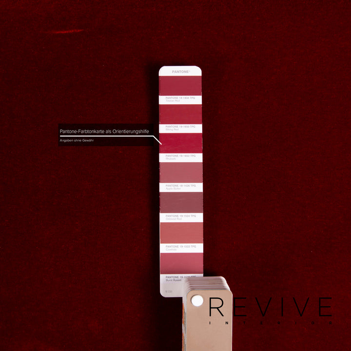 Bretz Gaudi fabric sofa set red three-seater armchair velvet #14964