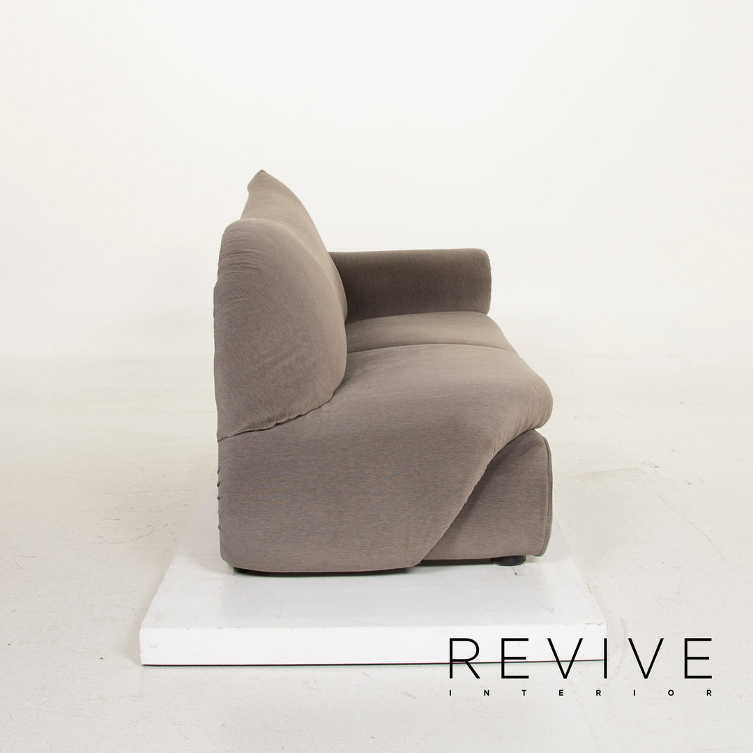 Bretz Gaudi Fabric Sofa Gray Three Seater Velvet #15153