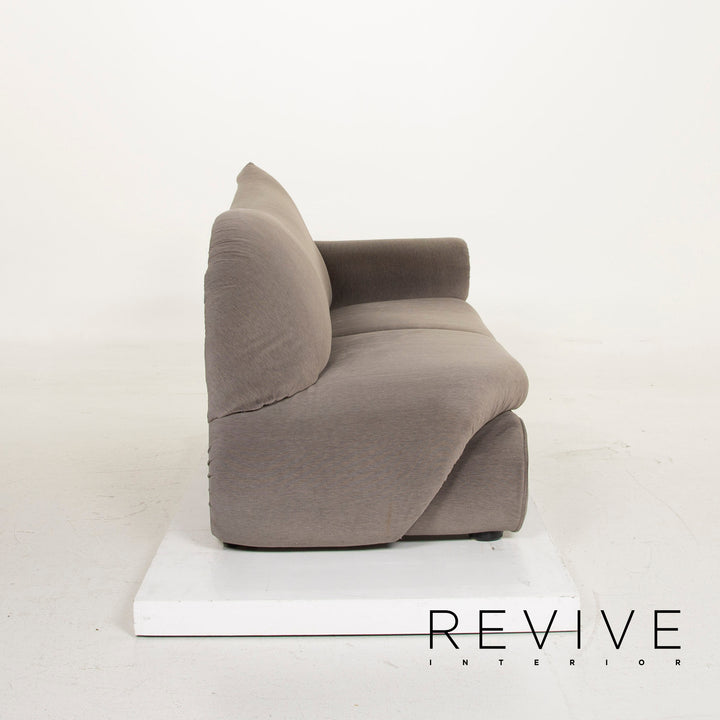 Bretz Gaudi Fabric Sofa Gray Three Seater Velvet #15153