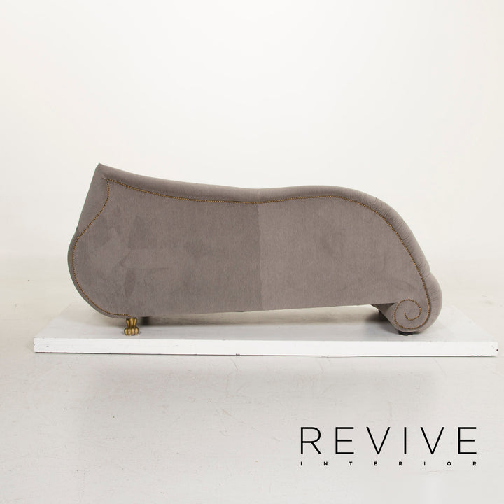 Bretz Gaudi Fabric Sofa Gray Three Seater Velvet #15153