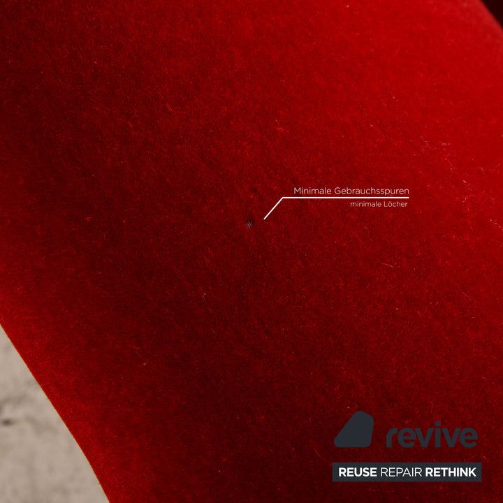 Bretz Gaudi fabric sofa red three-seater couch recamier