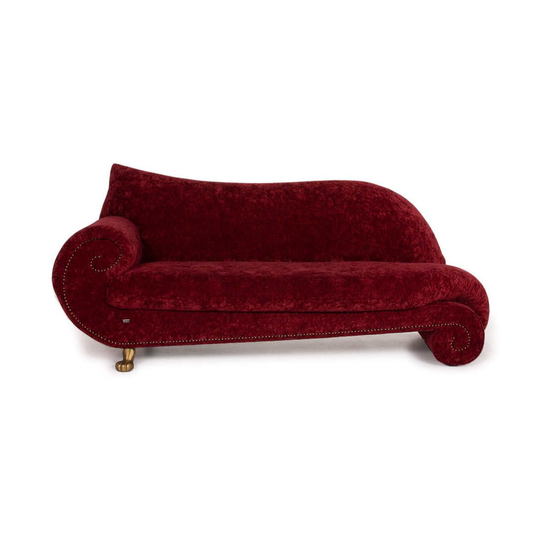 Bretz Gaudi Fabric Sofa Red Three Seater Velvet #14986