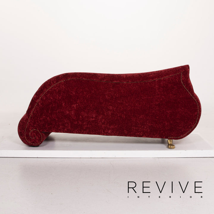 Bretz Gaudi Fabric Sofa Red Three Seater Velvet #14986