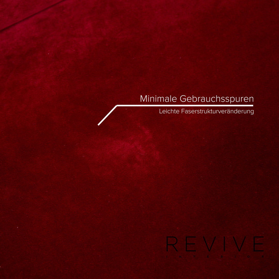 Bretz Gaudi fabric sofa red corner sofa velvet