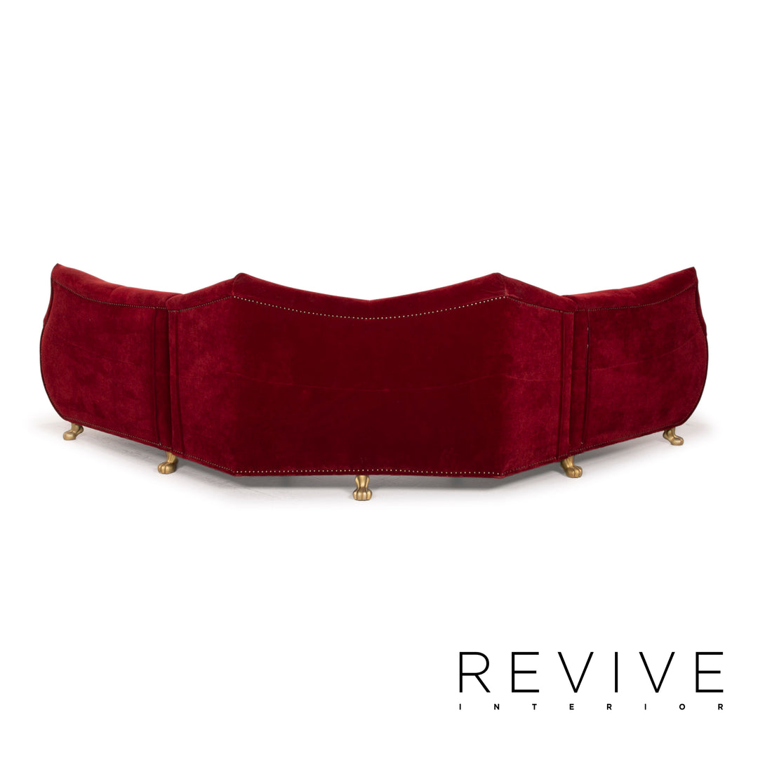Bretz Gaudi fabric sofa red corner sofa velvet