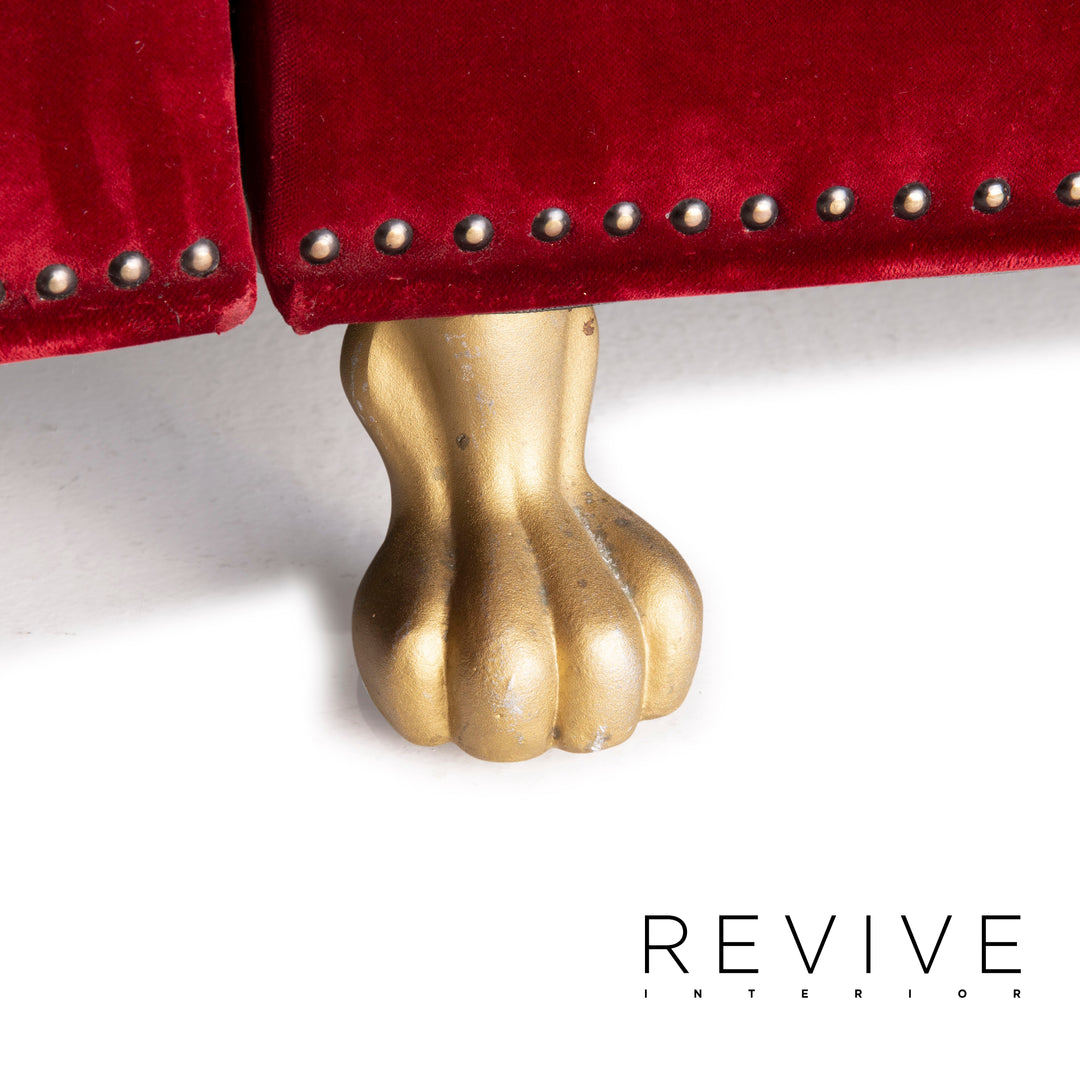 Bretz Gaudi fabric sofa red corner sofa velvet