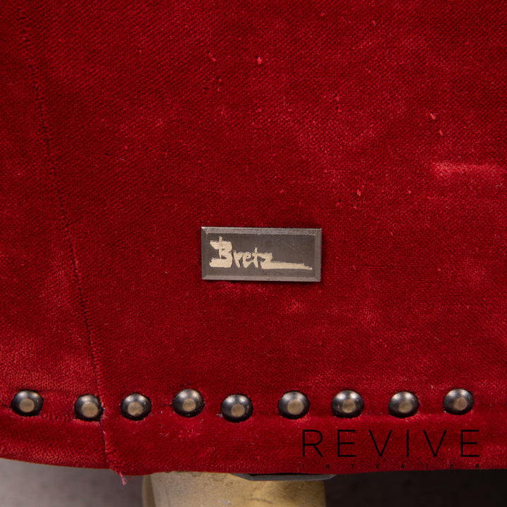 Bretz Gaudi fabric sofa red corner sofa velvet