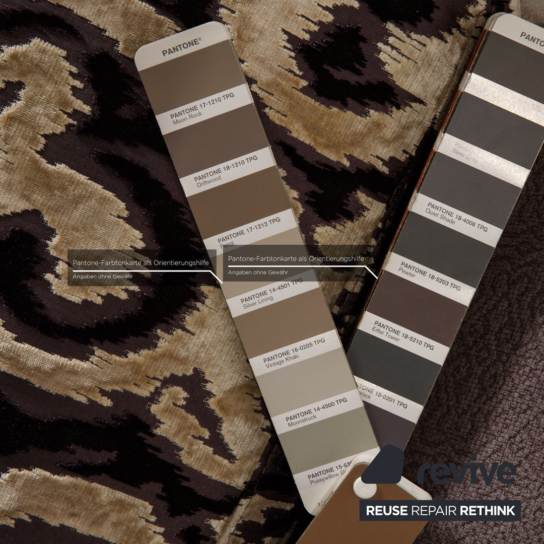 Bretz Kauai Fabric Sofa Purple Corner Sofa Couch