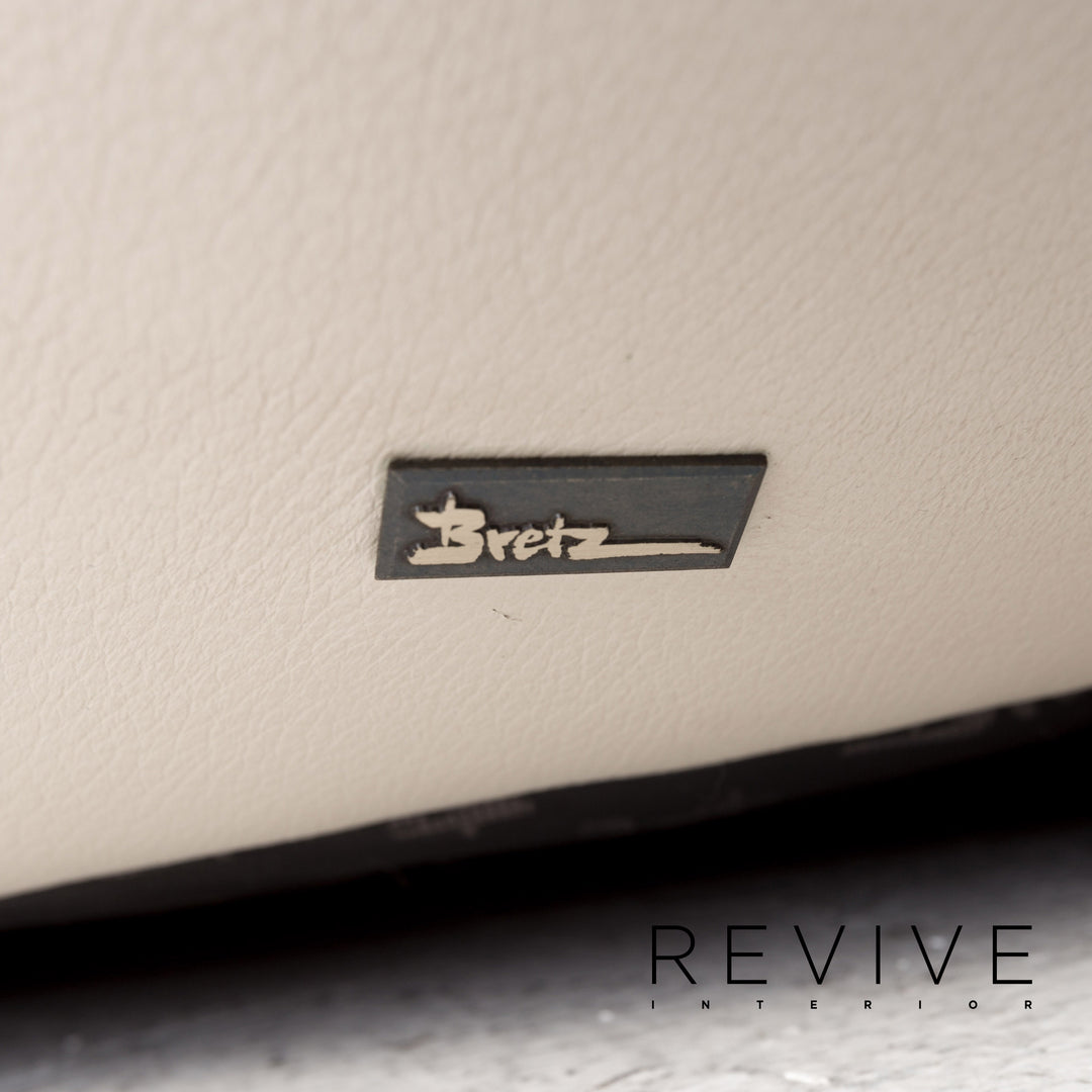 Bretz Kautsch Leather Corner Sofa Gray Sofa Couch #13171