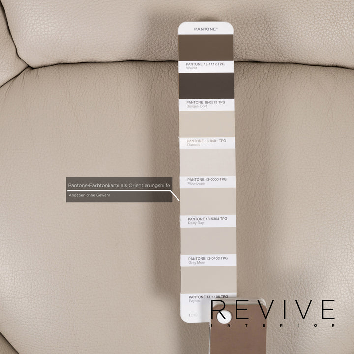 Bretz Kautsch Leather Corner Sofa Gray Sofa Couch #13171