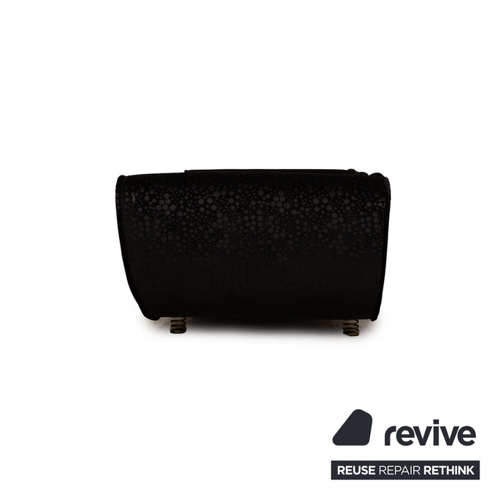 Bretz Laola Hookipa Fabric Black Two Seater Sofa Couch