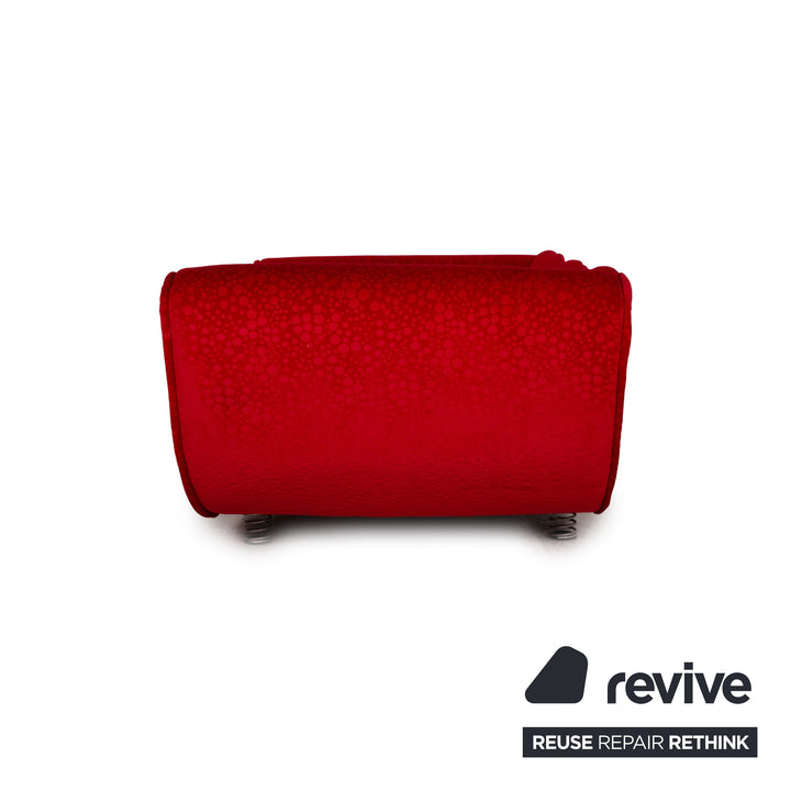 Bretz Laola Hookipa Fabric Sofa Red Two Seater Couch