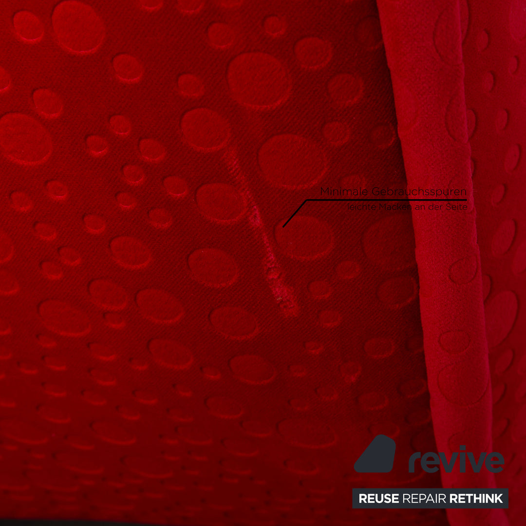 Bretz Laola Hookipa Fabric Sofa Red Two Seater Couch