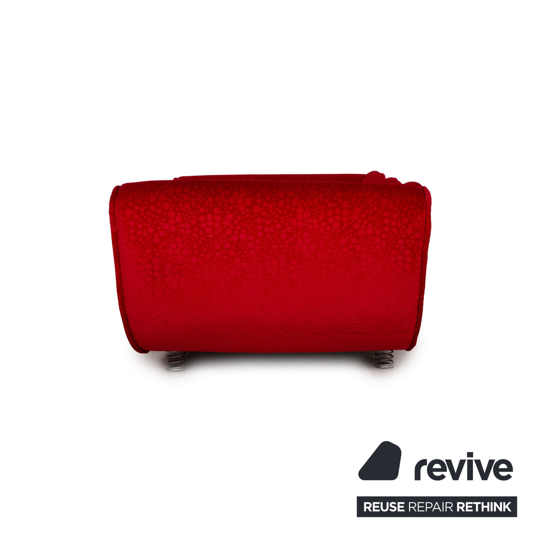 Bretz Laola Hookipa Fabric Sofa Red Two Seater Couch