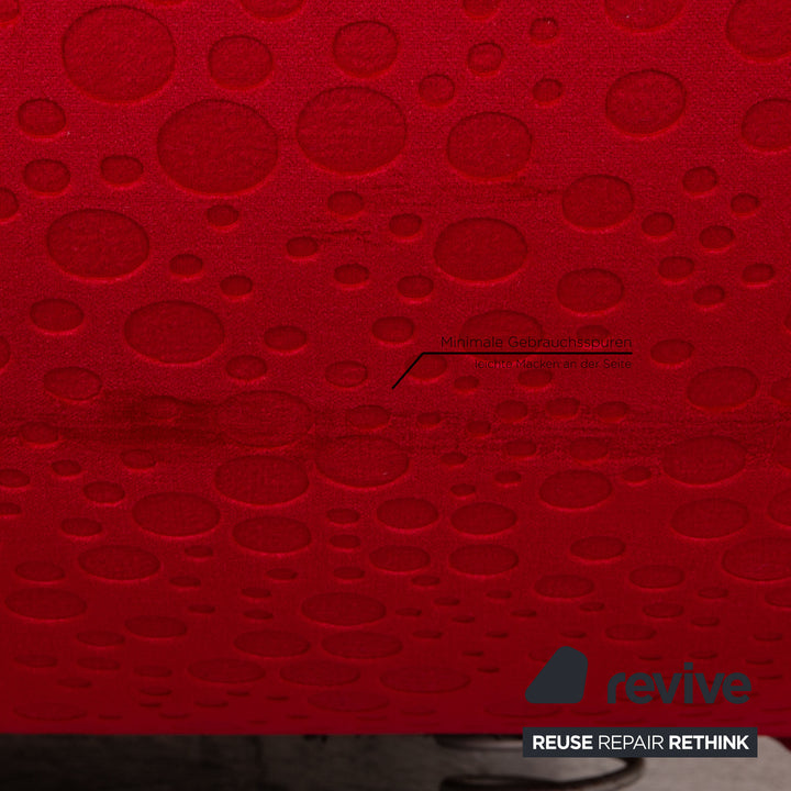 Bretz Laola Hookipa Fabric Sofa Red Two Seater Couch