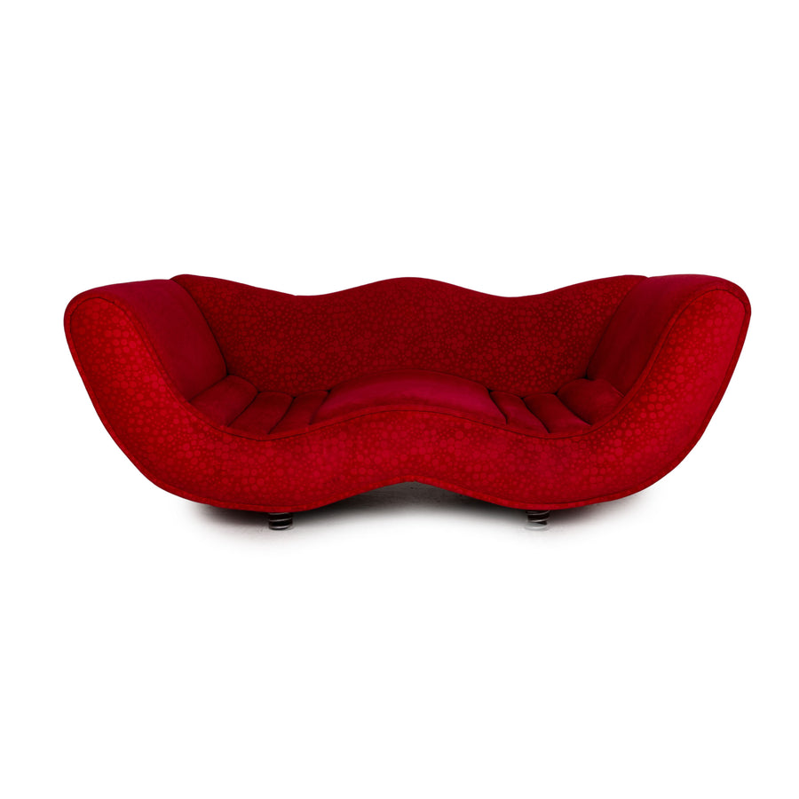 Bretz Laola Hookipa Fabric Sofa Red Two Seater Couch