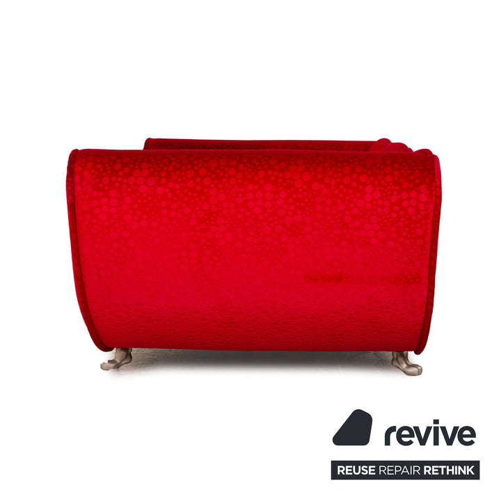 Bretz Laola Hookipa Fabric Two Seater Red Sofa Couch