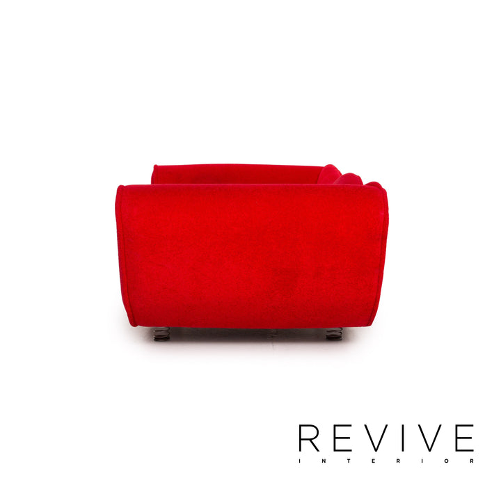 Bretz Laola fabric sofa red three-seater couch