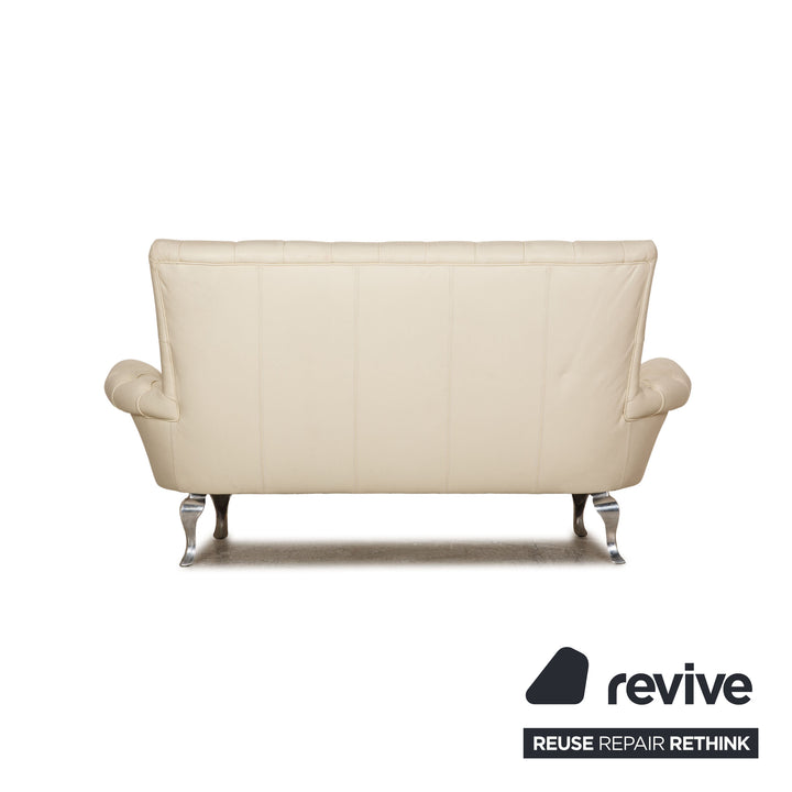 Bretz leather sofa set cream two-seater three-seater couch